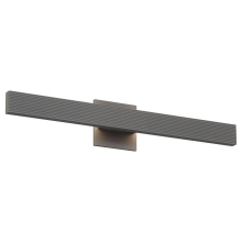 Golden 8432-OWL24 SGY - Golden Lighting Enso Integrated LED 24" Outdoor Wall in Smooth Grey